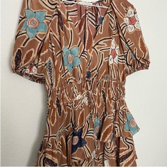 Ulla Johnson Farah Floral Silk Mini Dress - Picture 5 of 9